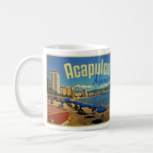 Acapulco Mexico Vintage Travel Koffiemok