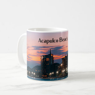 Acapulco-strand, Mexico Koffiemok