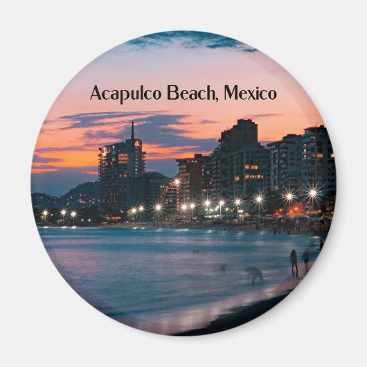 Acapulco-strand, Mexico Magneet (Voorkant)