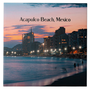 Acapulco-strand, Mexico Tegeltje