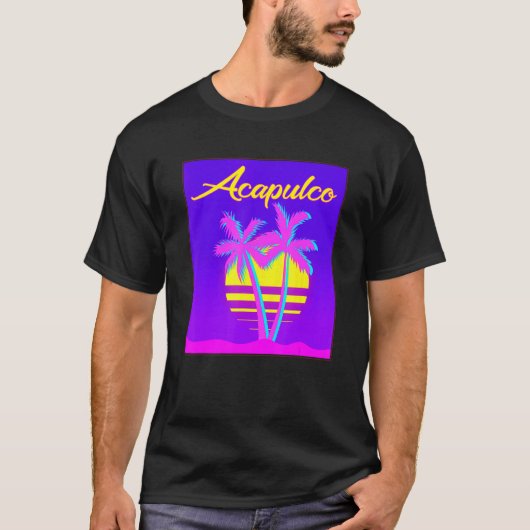 Acapulco Travel Summer Vacking Beach T-shirt (Voorkant)