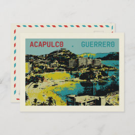 Acapulco uitzicht, Mexico, Guerrero Briefkaart