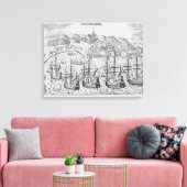 Acapulco', van Jean-Baptiste Labat's Nouveau Canvas Afdruk (Insitu (Woonkamer))