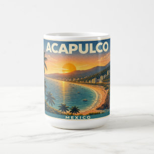 Acapulco Vintage Reisposter Mok