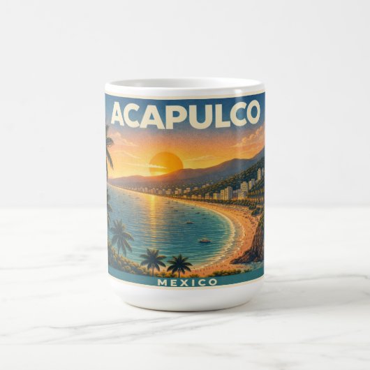 Acapulco Vintage Reisposter Mok (Center)