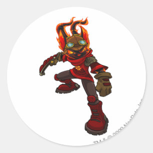 Acara Moltara Player Ronde Sticker