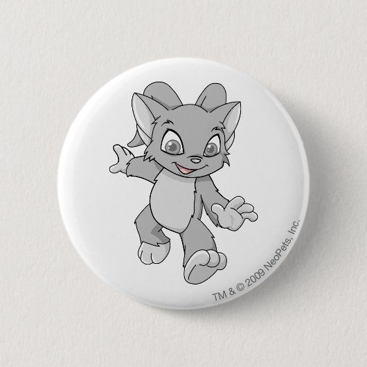 Acara Silver Ronde Button 5,7 Cm (Voorkant)