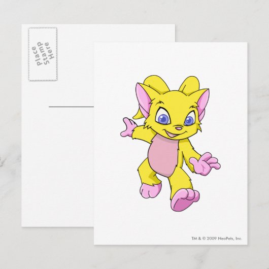 Acara Yellow Briefkaart (Voorkant / Achterkant)