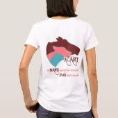 ACART - Veilige Haven | Roos en chocolade-Logo T-shirt (Achterkant)