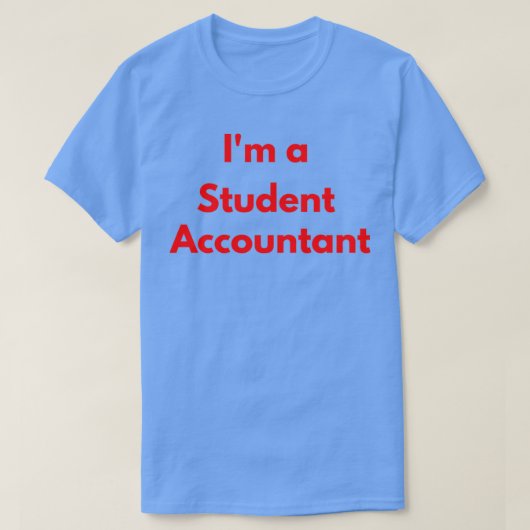 Acca Student Ix27m een student accountant T-shirt (Design voorkant)