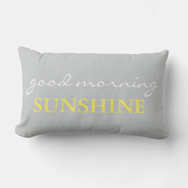 Accent Bed Pillow "Good Morning Sunshine" Kussen (Voorkant)