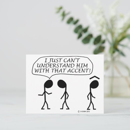 Accent Briefkaart (Staand voorkant)