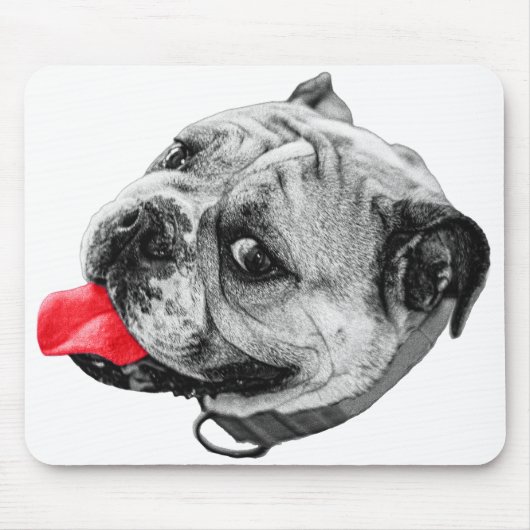 Accent Bulldog Bureaublad Muismat (Voorkant)