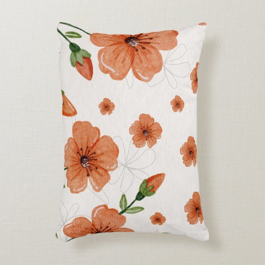 Accent flower Kussen (Voorkant(Verticaal))