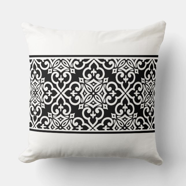 Accent kussen - Marokkaanse print (Voorkant)