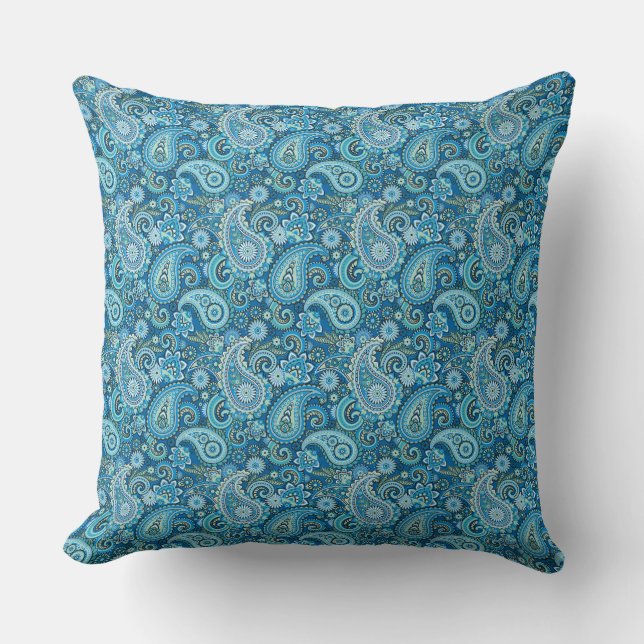 Accent Kussen Paisley Print (Voorkant)