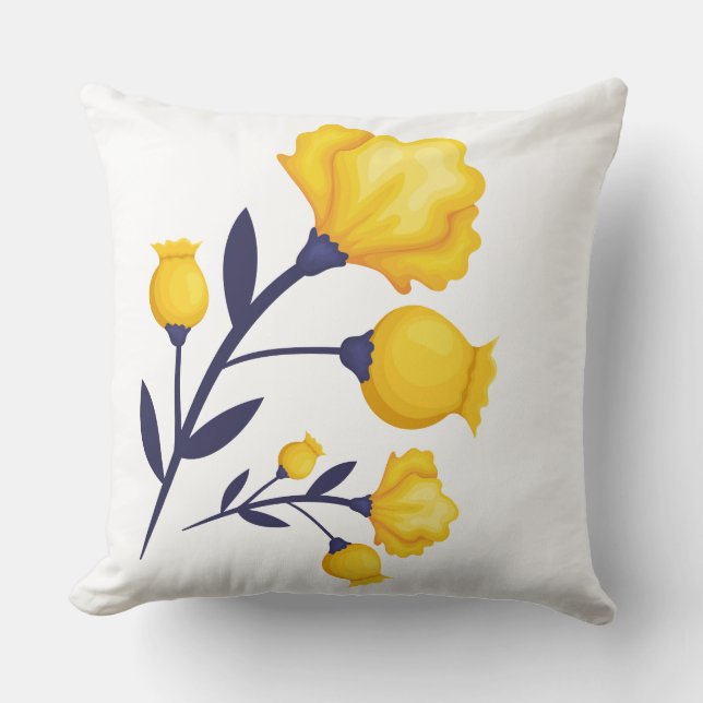 Accent kussen-Tulpen Worpkussen Kussen (Voorkant)