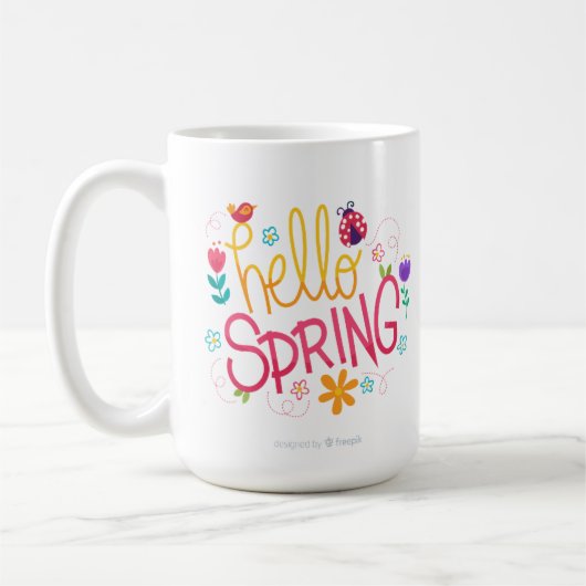 accent mug 11oz happy spring easter koffiemok (Links)