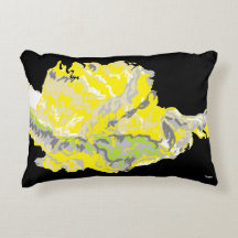 Accent Pillow 16 x 12 inch Gele Rose