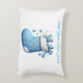 Accent Pillow- Baby/Kinder bewerkbare Xmas Pillow Kussen (Achterkant (Verticaal))