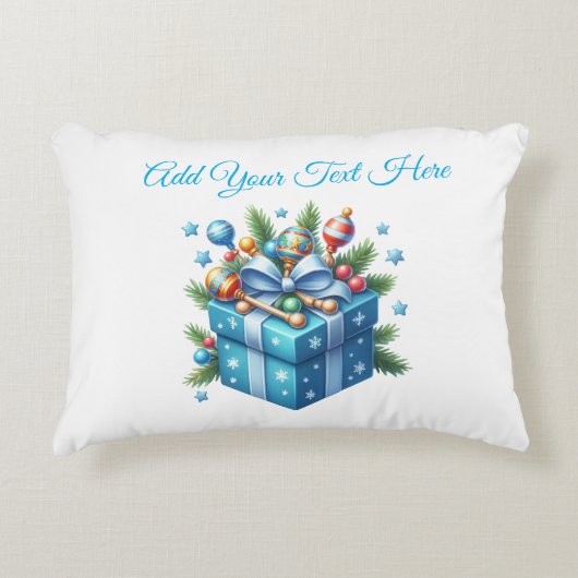 Accent Pillow- Bewerkbare Baby / Kinder Pillow Accent Kussen (Voorkant)