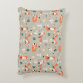 Accent Pillow Bunny en Fox Accent Kussen (Achterkant (Verticaal))