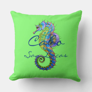Accent Pillow Cabo Seahorse Kussen
