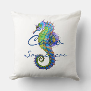 Accent Pillow Cabo Seahorse Kussen