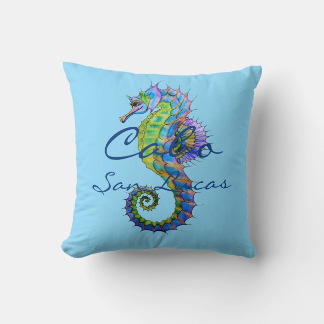 Accent Pillow Cabo Seahorse Kussen (Voorkant)