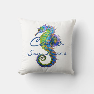 Accent Pillow Cabo Seahorse Kussen