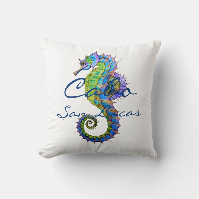 Accent Pillow Cabo Seahorse Kussen (Voorkant)