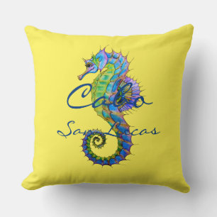 Accent Pillow Cabo Seahorse Kussen