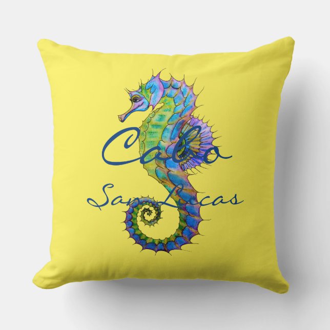 Accent Pillow Cabo Seahorse Kussen (Voorkant)