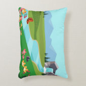 Accent Pillow Design op natuurlandschap Kussen (Voorkant(Verticaal))