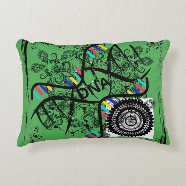 Accent Pillow DNA helix patterned Kussen (Voorkant)