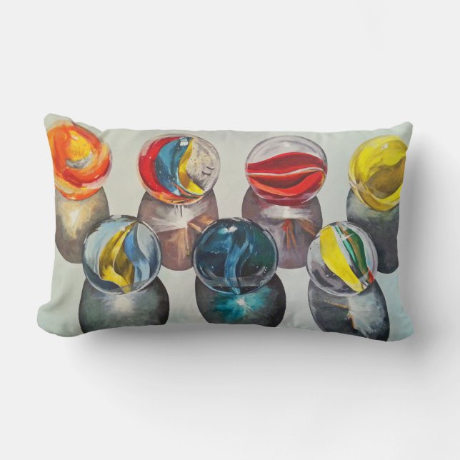 Accent Pillow, handige, fijne en vun marbles Kussen (Voorkant)