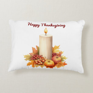 Accent Pillow-Happy Thanksgiving Accent Pillow Kussen