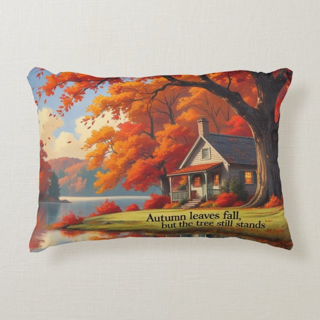 Accent Pillow - Herfst Cottage Kussen (Voorkant)