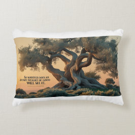 Accent Pillow-Islamic Olive Tree Pillow Kussen