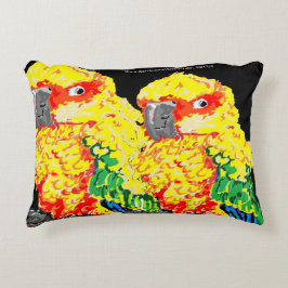 Accent Pillow: Parrot's Kussen