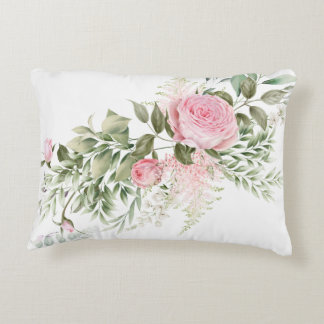 Accent Pillow roze Roses Kussen