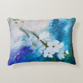 Accent Pillow waterverf Flowers Kussen