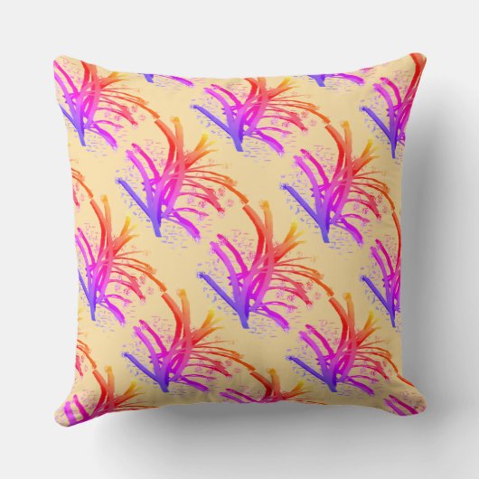 Accent Shrub Decorative Rainbow Kussen (Achterkant)