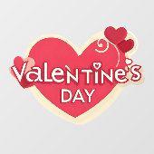 Accent tijdloze Valentijn - Raamsticker (Vel)