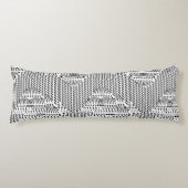 ACCENT ZWART EN WIT GOLVEND LICHAAMSKUSSEN (Voorkant)