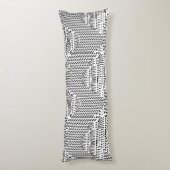 ACCENT ZWART EN WIT KOEPELS LICHAAMSKUSSEN (Achterkant (Verticaal))