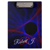 Accented Triangle Geometric Clipboard Klembord (Voorkant)