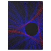 Accented Triangle Geometric Clipboard Klembord (Achterkant)