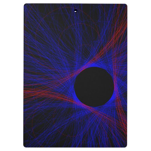 Accented Triangle Geometric Clipboard Klembord (Achterkant)