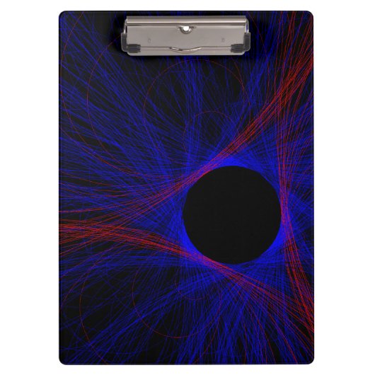 Accented Triangle Geometric Clipboard Klembord (Voorkant)